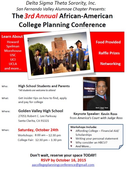 Judge Kevin Ross Delta Sigma Theta Sorority 3rd Annual College Conference